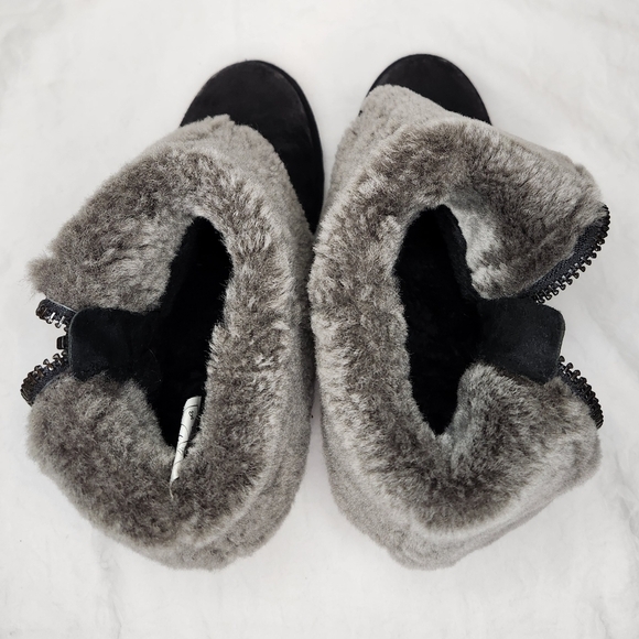 ASH Leather Shearling Boots - Picture 12 of 14